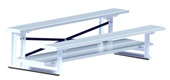 2 Row 7.5' Bleacher Preferred Double Foot Plank - All Aluminum BLDP-275AL 2 Row 7.5' Bleacher Preferred Double Foot Plank - All Aluminum BLDP-275AL