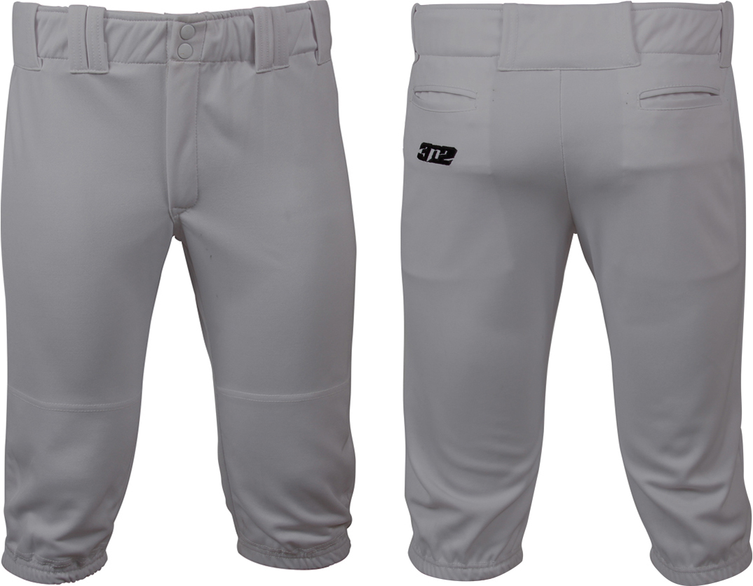 E23769 3N2 Mens Youth Throwback Knicker Baseball Pants