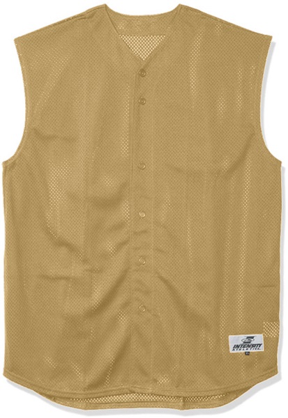 Adult Youth Mesh Full Button Front Sleeveless Baseball Jerseys ...