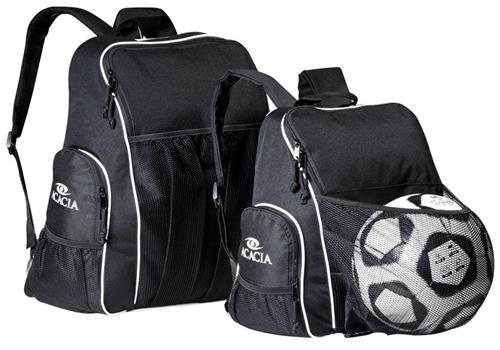 ACACIA Sports Cobra Soccer Backpacks. Embroidery is available on this item.
