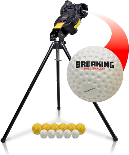 PowerNet Pro Launch F-lite Breaking Ball Bracket Full Unit Baseball