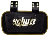 Schutt SMU Varsity Ventilated Back Plate Football Accessories Black/Gold 79923200E
