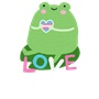Epic Ladies Pride Trans Love Frog Ally LGBTQIA V-Neck Graphic T-Shirts