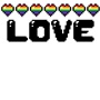 Epic Adult/Youth Pride Pixel Craft Love Ally LGBTQIA Cotton Graphic T-Shirts