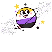 Epic Ladies Pride Non Binary Planet Ally LGBTQIA V-Neck Graphic T-Shirts