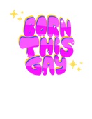 Epic Ladies Pride Born This Gay Love Rainbow LGBTQIA V-Neck Graphic T-Shirts