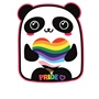Epic Adult/Youth Pride Panda Love Rainbow LGBTQIA Cotton Graphic T-Shirts