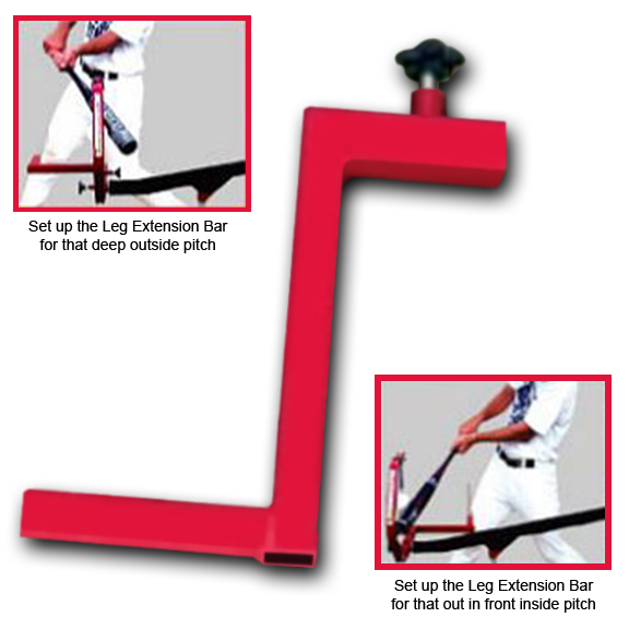 Baseball Power Drive Tee Leg Extension Bar - Baseball Equipment & Gear