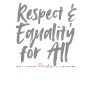 Epic Ladies Pride Respect Equality for All LGBTQIA V-Neck Graphic T-Shirts