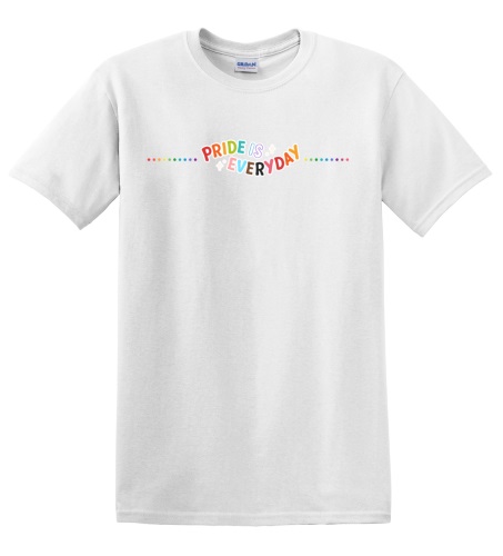 Epic Adult/Youth Pride is Everyday Ally Rainbow LGBTQIA Cotton Graphic T-Shirts. Free shipping.  Some exclusions apply.