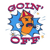 Epic Ladies Goin' Off Firecracker 4th of July V-Neck Graphic T-Shirts