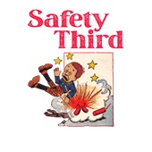 Epic Ladies Safety Third Fireworks Vintage V-Neck Graphic T-Shirts