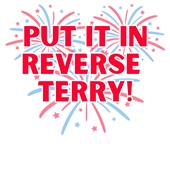 Epic Ladies Put It In Reverse Terry Fireworks V-Neck Graphic T-Shirts