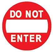 UltraPlay Traffic Signs Trike Do Not Enter Sign Ages 2-5 Freestanding Activities Children