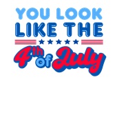 Epic Ladies You Look Like the 4th of July Movie V-Neck Graphic T-Shirts