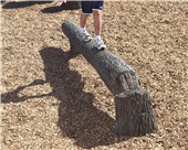 NatureROCKS 8' Fallen Tree Balance Beam Parks Playground Structure