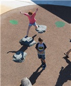 NatureROCKS Stepping Boulders (Set/3) (Ages 2-5) Balance Parks Playground Structure