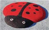 NatureROCKS Lady Bug Nature Themed Steppers Parks Playground Structure