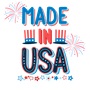 Epic Adult/Youth Made in the USA American Pride 4th July Cotton Graphic T-Shirts