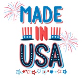 Epic Ladies Made in the USA American Pride 4th July V-Neck Graphic T-Shirts