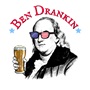 Epic Ladies Ben Drankin' USA Beer Funny 4th July V-Neck Graphic T-Shirts
