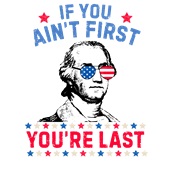 Epic Adult/Youth If You Ain't First You're Last Cotton Graphic T-Shirts