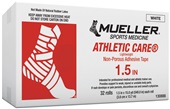 Mueller Athletic Care Non Porous Tape, 32 rolls/case 130888