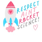Epic Ladies Pride Respect Rocket Science LGBTQIA V-Neck Graphic T-Shirts