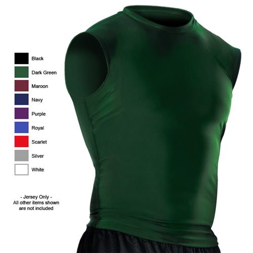Alleson Adult Sleeveless Compression Jerseys C/O