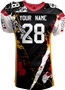 Sublimated Football Jersey - "Grunge"
