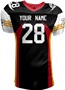 Sublimated Football Jersey - "Wavepoint"