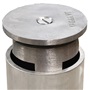 2.875" - 3" Aluminum Cast 3 Piece Locking Cap For Ground Sleeves EACH