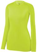 Girls Maven Long Sleeve Volleyball Jersey (GM - Power Pink or Lime)