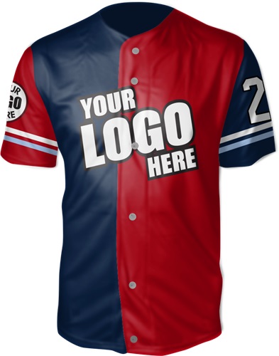 Ace Full Button Pro-Style Warp Knit Baseball Jersey - Adult Youth