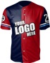 Full-Button Sublimated Birdseye Mesh Baseball Jerseys - "Nationals"