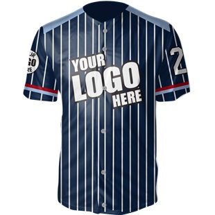 Ace Full Button Pro-Style Warp Knit Baseball Jersey - Adult Youth