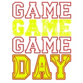 Epic Ladies Game Day Softball Red V-Neck Graphic T-Shirts