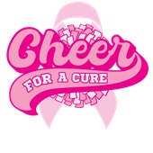 Epic Adult/Youth Cheer For A Cure BCA Breast Cancer Cotton Graphic T-Shirts