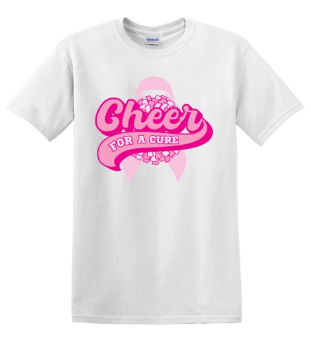 Epic Adult/Youth Cheer For A Cure BCA Breast Cancer Cotton Graphic T ...