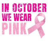 Epic Adult/Youth October Wear Pink Vintage Breast Cancer Cotton Graphic T-Shirts