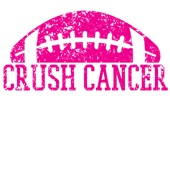 Epic Ladies Crush Breast Cancer Vintage Football BCA V-Neck Graphic T-Shirts