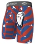 Shock Doctor Stars and Stripes Core Compression Short with Bio-Flex Cup Protective
