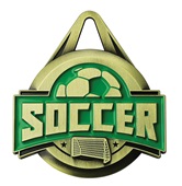 Hasty Award 2" Fusion Medal Soccer M-744S