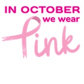 Epic Ladies October We Wear Pink BCA Breast Cancer V-Neck Graphic T-Shirts