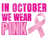 Epic Adult/Youth In October We Wear Pink Vintage BCA Cotton Graphic T-Shirts