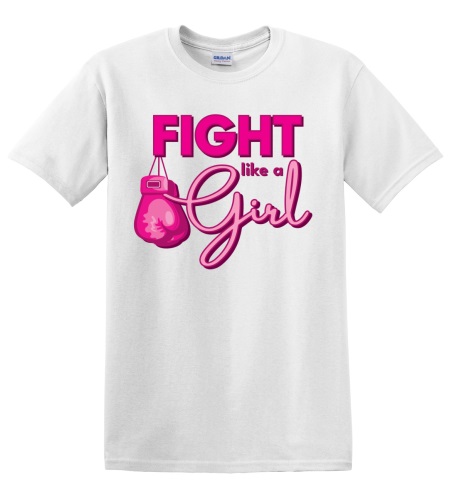 Epic Adult/Youth Fight Like A Girl Cancer BCA Shadow Cotton Graphic T-Shirts. Free shipping.  Some exclusions apply.