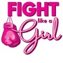 Epic Adult/Youth Fight Like A Girl Cancer BCA Shadow Cotton Graphic T-Shirts