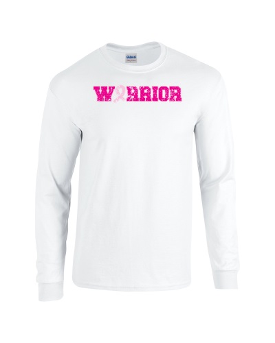 Epic Warrior Cancer Fighter Survivor Tuff BCA Long Sleeve Cotton Graphic T-Shirts. Free shipping.  Some exclusions apply.