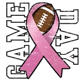 Epic Adult/Youth Game Day BCA Breast Cancer Football Cotton Graphic T-Shirts