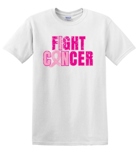 Epic Adult/Youth I Can Fight Cancer BCA Vintage Pink Cotton Graphic T-Shirts. Free shipping.  Some exclusions apply.